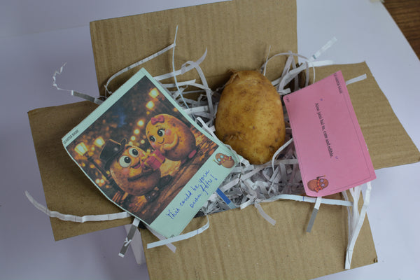 Potato with Custom Message and Picture