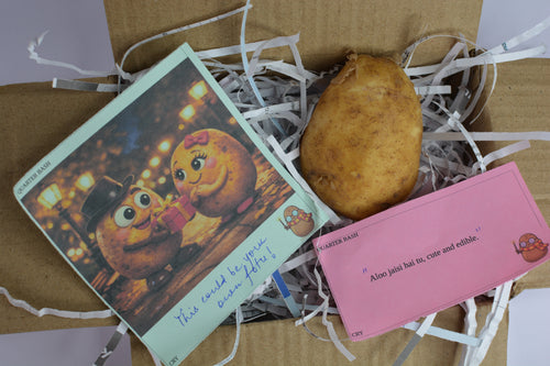 Potato with Custom Message and Picture